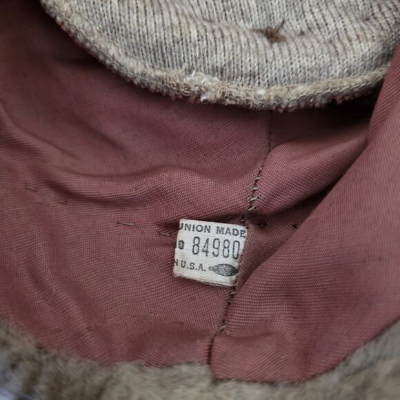 Vintage Womens Genuine Mink Fur Hat Beanie Cloche MCM Union Made USA OSFM Beige - Picture 5 of 7